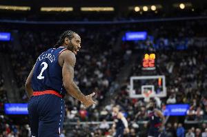 实力倒退至何时？小卡近10战场均26.5分7.4板2.1断 三分命中率50%